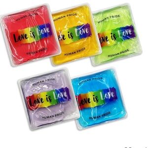 Soulagers Ice Packs for Injuries Reusable Pack of 5 3.9 in x 3.9 in